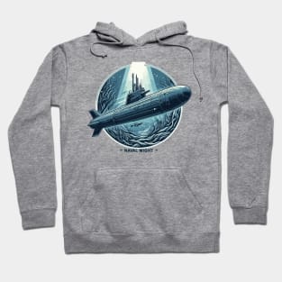 Submarine, Naval Might Hoodie